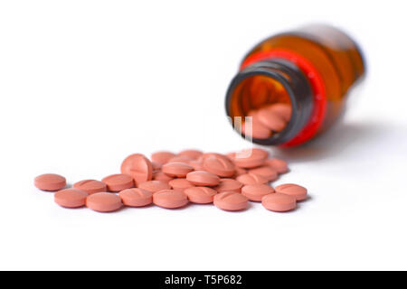 Download Glass Bottle And Pills On Light Yellow Background Stock Photo Alamy Yellowimages Mockups