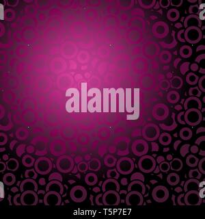 Lot of circles - violet background / pattern / texture Stock Vector