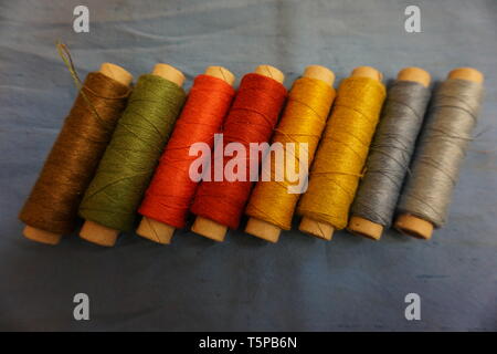 Dyed Linen Thread