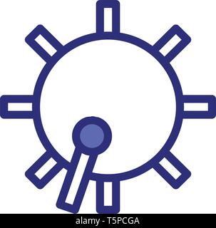 Ramadan drums music instruments sound Vector Flat Icons. Editable Stroke and color. Stock Vector