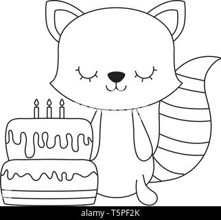 絵画。壁掛け原画【Cute cat cake】0 3