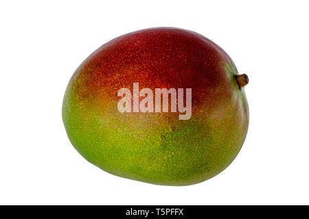 Whole Mango Friut Isolated On White Background Stock Photo