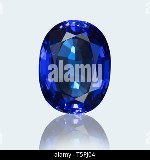 Blue Sapphire, Iolite, Blue Sapphire Gemstone, Iolite Gemstone, Oval cut Gemstone, Oval cut Blue Sapphire Gemstone, Oval Cut Iolite Gemstone Stock Photo