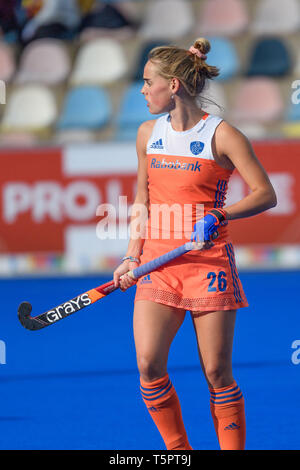 MOENCHENGLADBACH, 26-04-2019, Hockey Pro League 2019 Women. Venue: Hockeypark. Famke Richardson during the game Germany vs Netherlands. Stock Photo