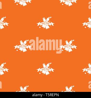 Painting tool tube pattern vector orange Stock Vector