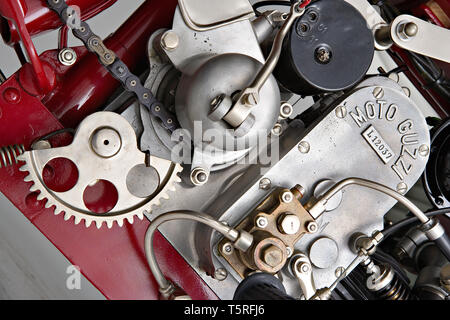 Moto d'epoca Guzzi Sport 14. Motore.  Marca: Moto Guzzi modello: Sport 14 nazione: Italia - Mandello Lario anno: 1929 condizioni: restau Stock Photo