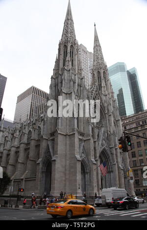 SAINT PATRICK CATHEDRAL NEW YORK Stock Photo