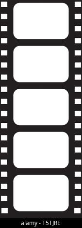Camera roll for cinema vector or color illustration Stock Vector