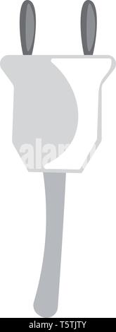 A plug-in cord vector or color illustration Stock Vector