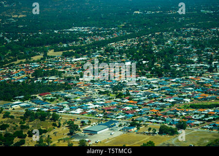 Western Suburbs Perth Aerial view of suburbs, Perth, Western Australia, Australia Stock Photo ...