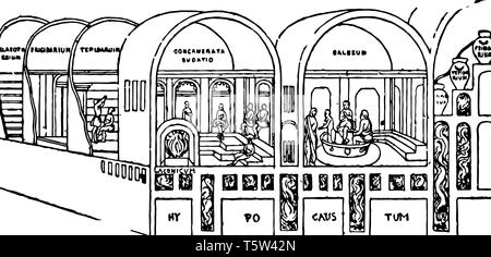 Bathroom interior line art vector illustration Stock Vector Image & Art ...