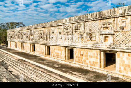 Uxmal, an ancient Maya city of the classical period in present-day Mexico Stock Photo