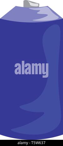 A blue spray paint can vector or color illustration Stock Vector