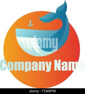 Whale icon logo design illustration template vector Stock Vector Image ...