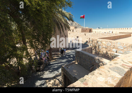 Khasab Fort in Khasab on the Musandam Peninsula in Oman Stock Photo