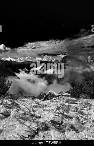 The Kehlsteinhaus  aka the Eagle's Nest (German: Adlerhorst) in Bayern, Germany Stock Photo