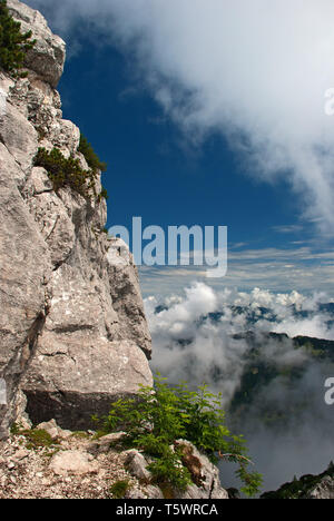 The Kehlsteinhaus  aka the Eagle's Nest (German: Adlerhorst) in Bayern, Germany Stock Photo