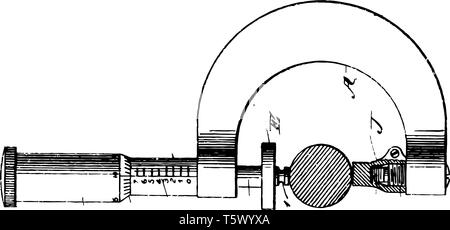 This Illustration Represents Wire Gauge Which Is Used To Measure Of Thickness In Guitar Strings And Some Electrical Wire Vintage Line Drawing Or Engr Stock Vector Image Art Alamy