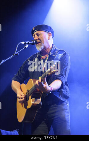 Guitarist and songwriter, Richard Thompson performing at the Womad Festival, Charlton Park, UK, July 25, 2014. Stock Photo
