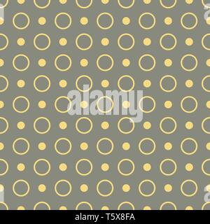 vector seamless circle background. gray abstract seamless background of rings, eps10. Stock Vector