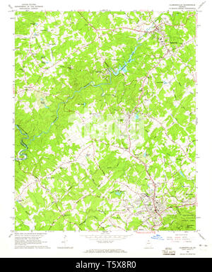 Clarkesville, Georgia, map 1964, 1:24000, United States of America by ...