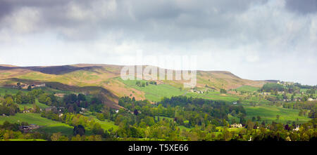 Distant (wide) View of Ilkley Moor, West Yorkshire