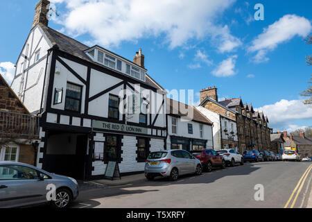 The Red Lion Inn at Alnmouth in Northumberland, England, UK Stock Photo