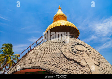 Sri Prasanna Veeranjaneya Swamy Temple is a hindu temple located in Bangalore city in India Stock Photo