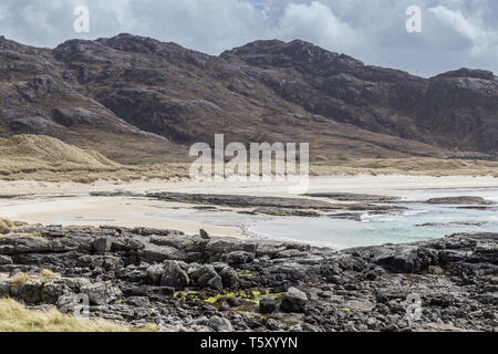 Sanna Bay, one of the most stunning beaches on the Ardnamurchan peninsula, Lochaber, Scotland, UK Stock Photo