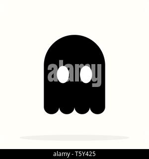Vector Pac man icon symbol sign on white eps 10 Stock Vector