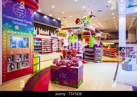 Candylicious candy store in Dubai Mall in downtown Dubai, United Arab ...