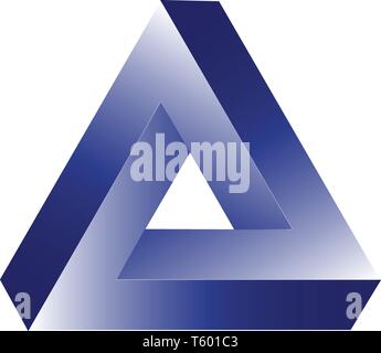 Triangle icon figure icon for concept and web apps vector illustration Stock Vector