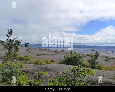 Volcano landscape on Mauna Kea, Big Island, Hawaii Stock Photo