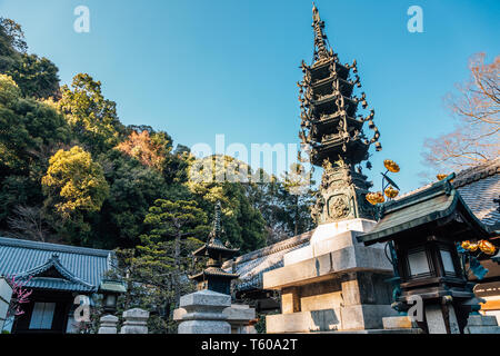 Ikoma Hozan-ji temple in Nara, Japan Stock Photo