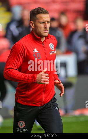 27th April 2019, Bramall Lane, Sheffield, England; Sky Bet Championship, Sheffield United vs Ipswich Town ;      Credit: Craig Milner/News Images  English Football League images are subject to DataCo Licence Stock Photo