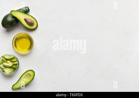 Vegetarian recipes concept, recipe mockup Stock Photo