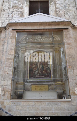 Streets of Bari town in Italy Stock Photo