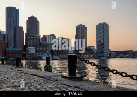 Fan Pier Park, Boston, Massachusetts Stock Photo