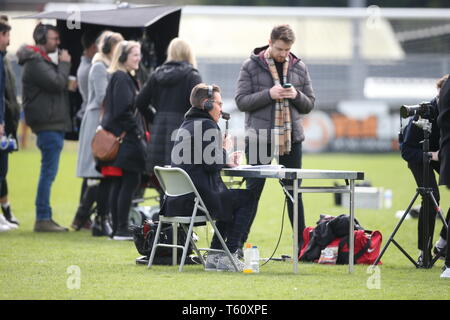 The cast of 'TOWIE' attend a football match for the #boysbareall campaign at the home of Chelmsford City FC, Melbourne Stadium  Where: Essex, United Kingdom When: 28 Mar 2019 Credit: WENN.com Stock Photo