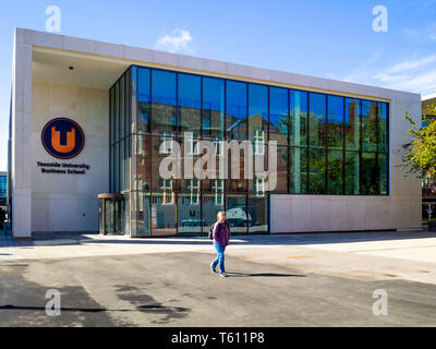 The Teeside University Business school opened in 2018 Stock Photo