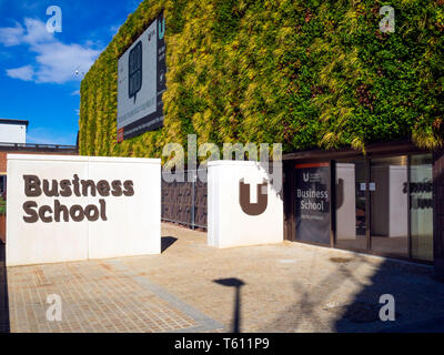 The Teeside University Business school rear entance opened in 2018 Stock Photo