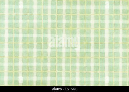 Soft green crosses, green background, abstract green background Stock Photo