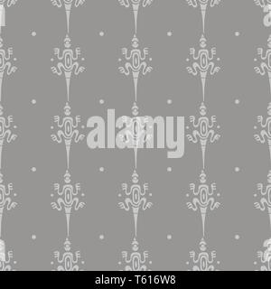 lizard seamless pattern. Abstract texture. Vector illustration in Maori style 10 eps Stock Vector