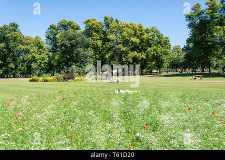 Christ's Pieces, Cambridge, Cambridgeshire, England, United Kingdom Stock Photo