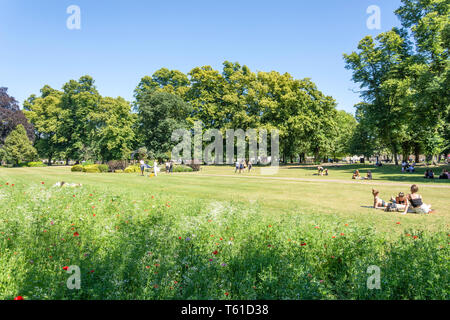Christ's Pieces, Cambridge, Cambridgeshire, England, United Kingdom Stock Photo
