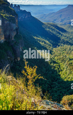 lookout, blue mountains national park, katoomba, new south wales, australia Stock Photo