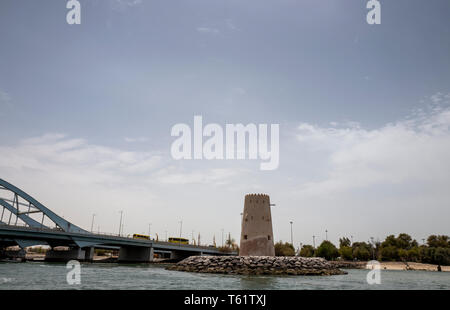 Al Maqta'a Fort in Abu Dhabi, UAE Stock Photo