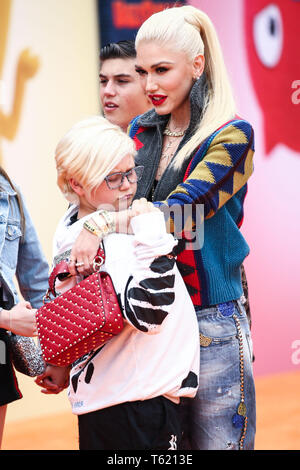 Zuma Nesta Rock Rossdale attending the premiere of Monsters University