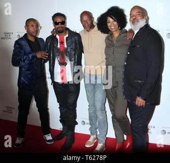 New York, USA. 27th Apr, 2019. April 27, 2019 Tommy Davidson, Shawn Wayans, Keenen Ivory Wayans, Kim Wayans and David Alan Grier attend 2019 Tribeca TV persents In Living Color-25th Anniversary Reunion -2019 Tribeca Film Festival at Spring Studio in New York April 27, 2019 Credit:RW/MediaPunch Credit: MediaPunch Inc/Alamy Live News Stock Photo