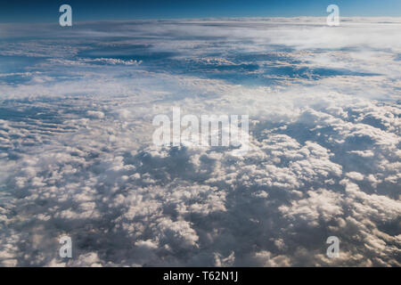 Mid - level clouds include altocumulus and altostratus Stock Photo